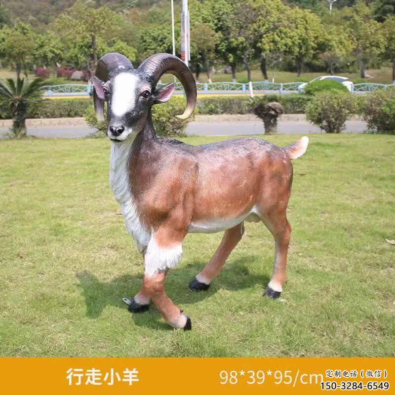 彩繪玻璃鋼綿羊雕塑廠家,動物景觀,廣場園林小品 彩繪玻璃鋼綿羊雕塑廠家,動物景觀,廣場園林小品