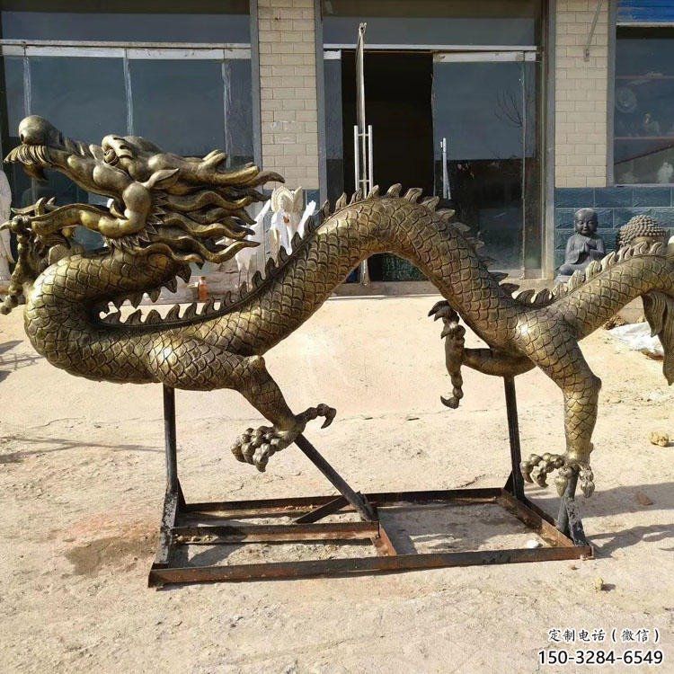 大型龍頭雕塑,黃銅材質,公園園林擺件 大型龍頭雕塑,黃銅材質,公園園林擺件