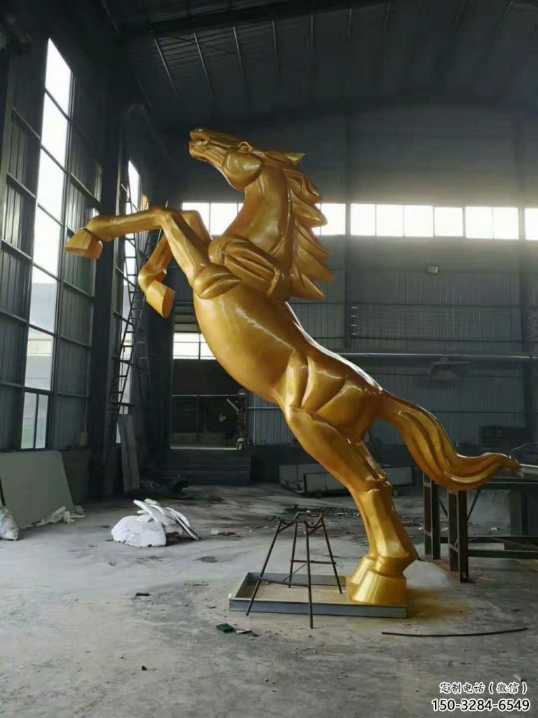 廣場奔馬雕塑,城市街頭擺件,不銹鋼動物小品 廣場奔馬雕塑,城市街頭擺件,不銹鋼動物小品