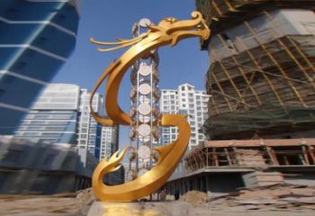 承接仿真龍頭雕塑，鑄銅動物雕塑，房地產售樓處擺件