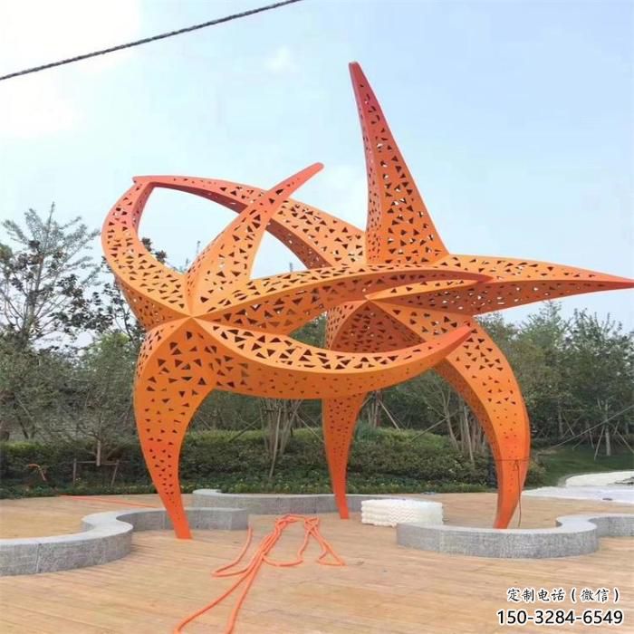 不銹鋼仿真海星雕塑 酒店公園雕塑 風景區擺件 不銹鋼仿真海星雕塑 酒店公園雕塑 風景區擺件