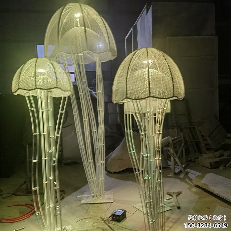 仿真水母雕塑 店門口園林雕塑 海洋生物小品 仿真水母雕塑 店門口園林雕塑 海洋生物小品