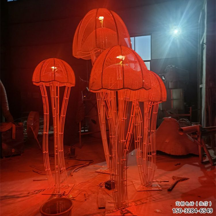 酒店水母雕塑 庭院仿真雕塑 彩繪小品 酒店水母雕塑 庭院仿真雕塑 彩繪小品