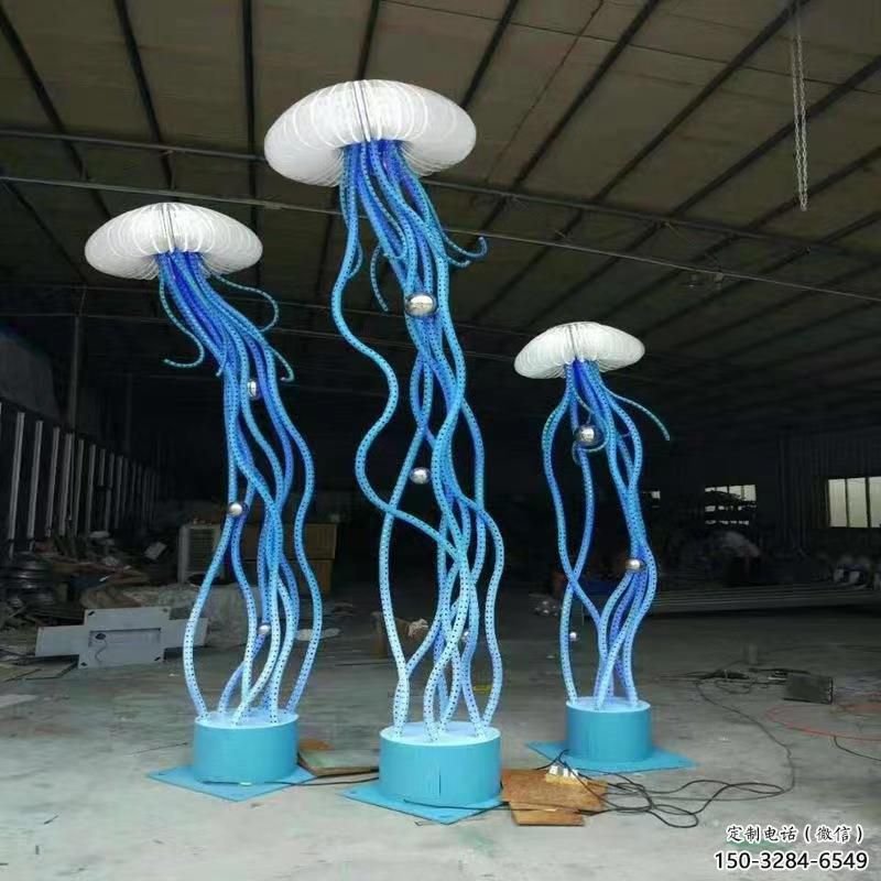 商業街水母雕塑 售樓處雕塑 海洋生物擺件 商業街水母雕塑 售樓處雕塑 海洋生物擺件