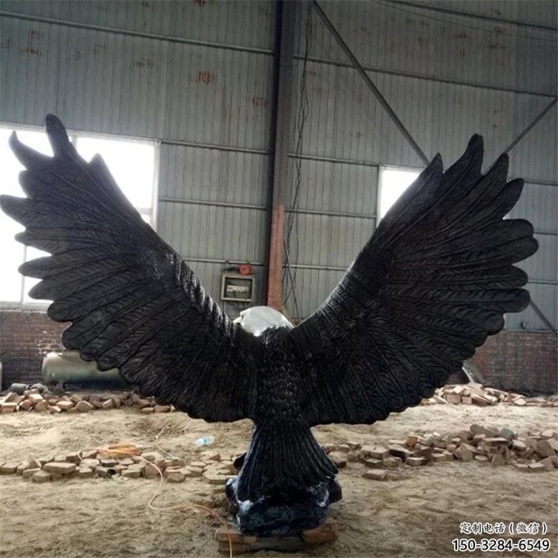 古銅色鑄造老鷹雕塑 大型城市雕塑 商業(yè)街擺件 古銅色鑄造老鷹雕塑 大型城市雕塑 商業(yè)街擺件