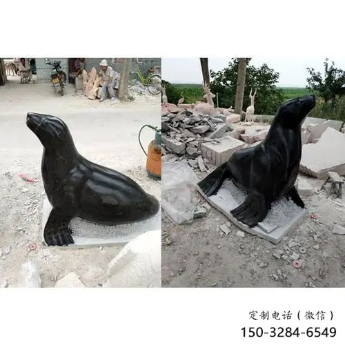 廣場海豹雕塑 公園仿真雕塑 抽象擺件 廣場海豹雕塑 公園仿真雕塑 抽象擺件
