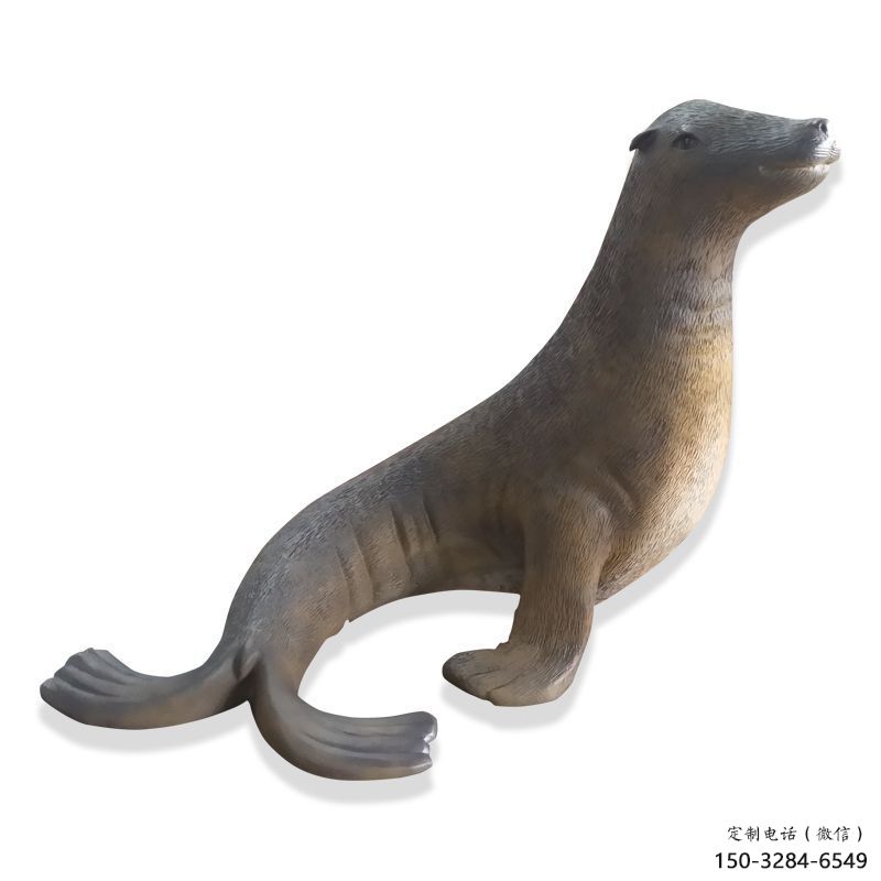 門口海豹雕塑 售樓處仿真雕塑 彩繪小品 門口海豹雕塑 售樓處仿真雕塑 彩繪小品