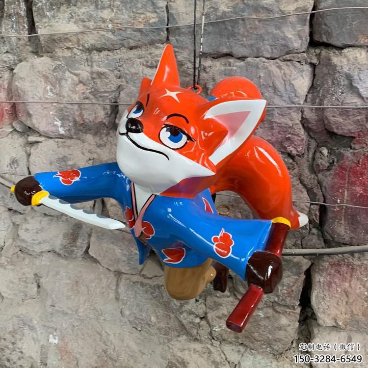 水景狐貍雕塑廠家 風景區幾何雕塑 廣場小品 水景狐貍雕塑廠家 風景區幾何雕塑 廣場小品