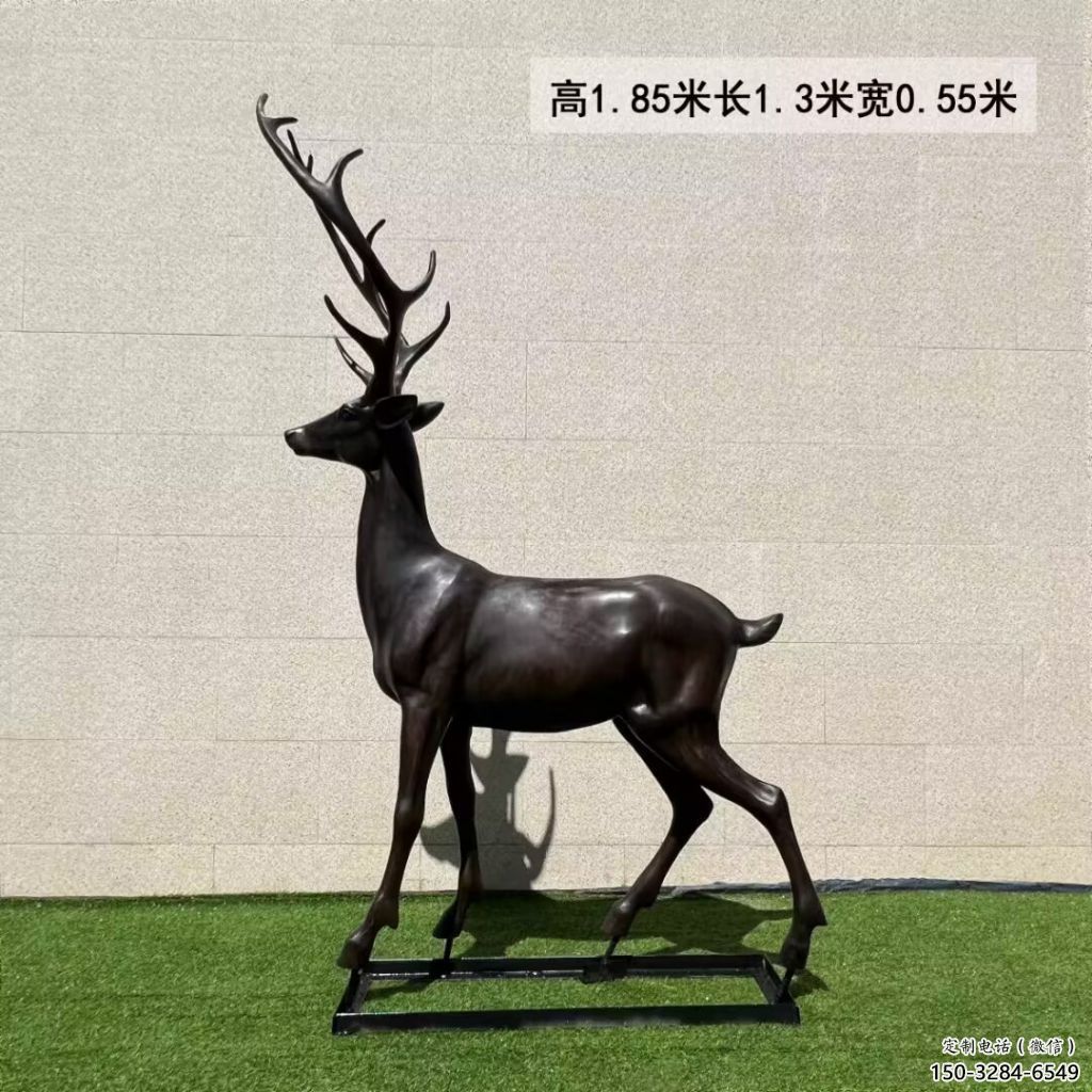 玻璃鋼仿真麋鹿雕塑 酒店公園雕塑 風(fēng)景區(qū)擺件 玻璃鋼仿真麋鹿雕塑 酒店公園雕塑 風(fēng)景區(qū)擺件