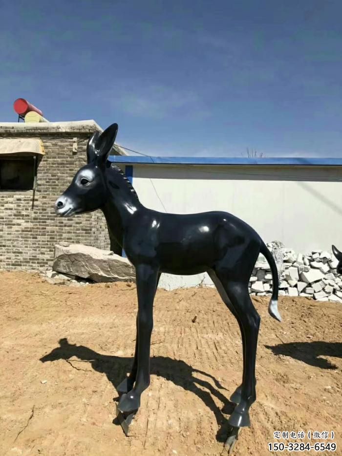 大型毛驢雕塑 商業街廣場雕塑 古銅色擺件 大型毛驢雕塑 商業街廣場雕塑 古銅色擺件