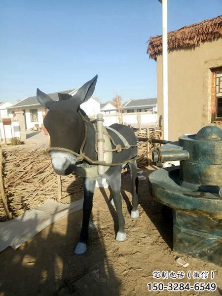 仿真毛驢雕塑 店門口園林雕塑 動物小品 仿真毛驢雕塑 店門口園林雕塑 動物小品