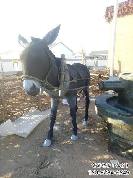 風景區玻璃鋼毛驢雕塑 售樓處廣場雕塑 仿古擺件 風景區玻璃鋼毛驢雕塑 售樓處廣場雕塑 仿古擺件
