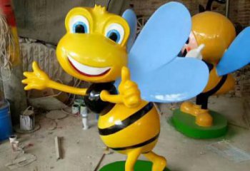 創意蜜蜂雕塑廠家 步行街店門口雕塑 影視劇小品