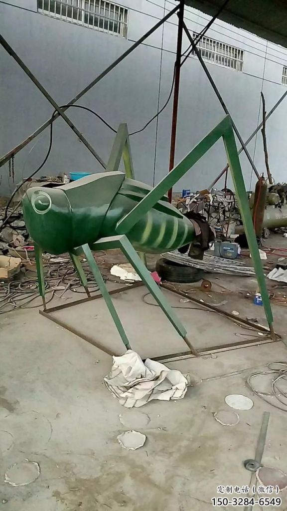 庭院蟈蟈雕塑 城市彩繪雕塑 昆蟲小品 庭院蟈蟈雕塑 城市彩繪雕塑 昆蟲小品