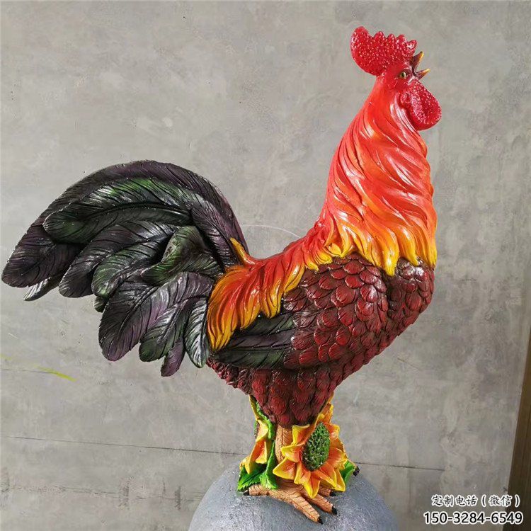 小區小雞雕塑,抽象系列,網格工藝 小區小雞雕塑,抽象系列,網格工藝