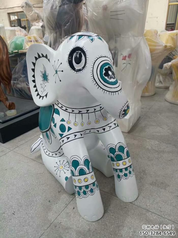 酒店小象雕塑,水景系列,仿真工藝 酒店小象雕塑,水景系列,仿真工藝