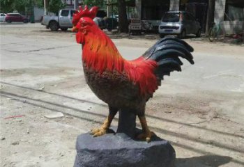 售樓部小雞雕塑,家禽小品,鍍銅工藝