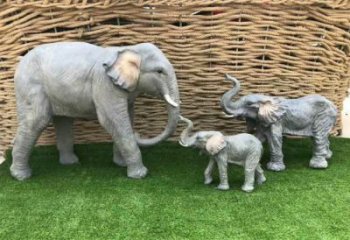 城市小象雕塑,音樂擺件,噴砂工藝