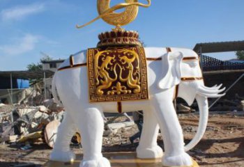 酒店小象雕塑,迪士尼主題,噴漆工藝