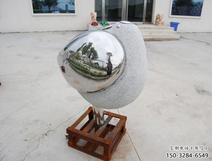 售樓部鳥類雕塑，景觀題材，抽象工藝