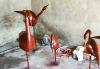 庭院鳥(niǎo)類(lèi)雕塑,動(dòng)物主題,鍍銅工藝