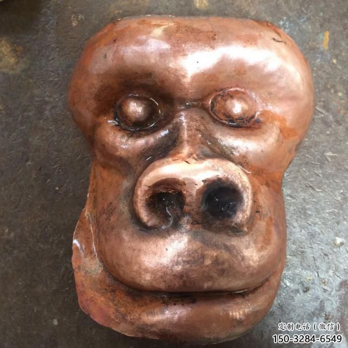 校園猩猩雕塑,動物題材,仿古工藝 校園猩猩雕塑,動物題材,仿古工藝