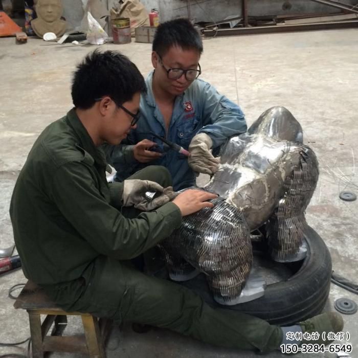 幼兒園猩猩雕塑,動物文化,鍛造工藝 幼兒園猩猩雕塑,動物文化,鍛造工藝