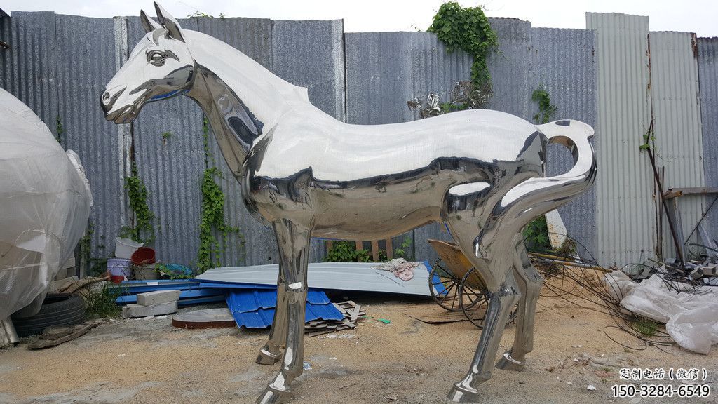 酒店戰馬雕塑,迪士尼主題,拋光工藝 酒店戰馬雕塑,迪士尼主題,拋光工藝