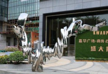 景區小貓雕塑，動物主題，彩繪工藝