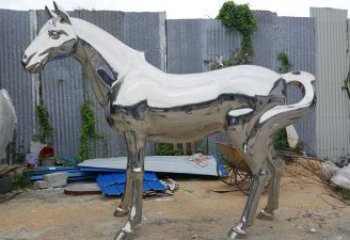 酒店戰(zhàn)馬雕塑,迪士尼主題,拋光工藝