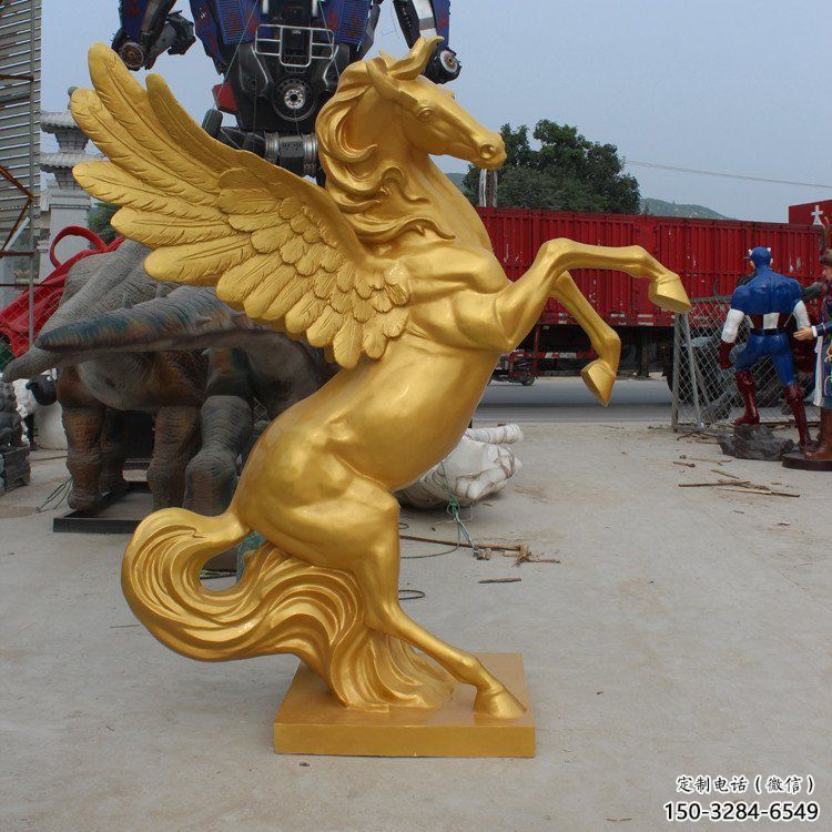 廣場天馬雕塑,動物擺件,仿古工藝 廣場天馬雕塑,動物擺件,仿古工藝