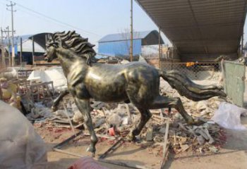 城市小馬雕塑，音樂擺件，噴砂工藝