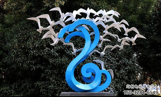 廣場大雁雕塑 公園仿真雕塑 抽象擺件 廣場大雁雕塑 公園仿真雕塑 抽象擺件