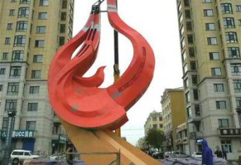 田間大雁雕塑 彩繪仿真雕塑 園林擺件