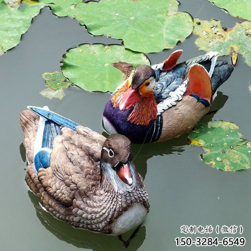 大型鴛鴦雕塑 商業街廣場雕塑 古銅色擺件 大型鴛鴦雕塑 商業街廣場雕塑 古銅色擺件