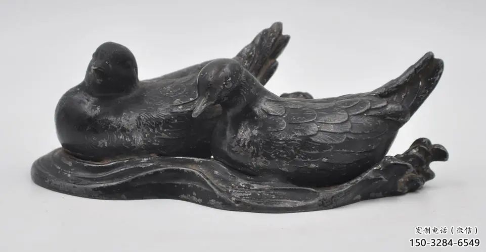 售樓處鴛鴦雕塑 商業街仿真雕塑 動物擺件 售樓處鴛鴦雕塑 商業街仿真雕塑 動物擺件