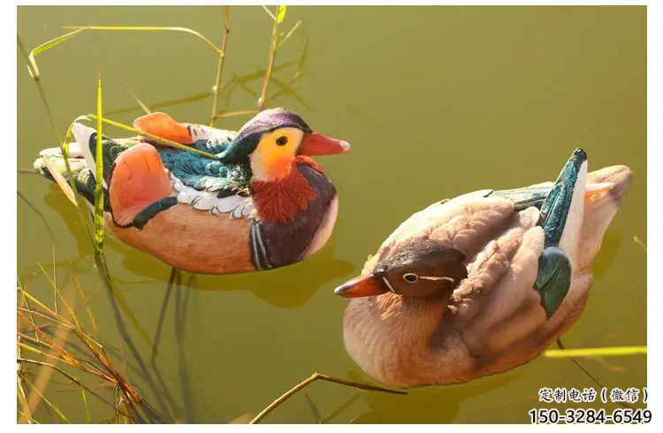 鴛鴦雕塑廠家 仿真雕塑 店門口小品雕塑 鴛鴦雕塑廠家 仿真雕塑 店門口小品雕塑