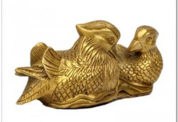 大型鴛鴦雕塑 門口創意雕塑 售樓處小品