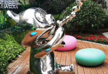 酒店貓咪雕塑,鍍金歐式雕塑,仿古擺件