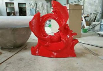 風(fēng)景區(qū)鯉魚雕塑 售樓處廣場雕塑 仿古擺件