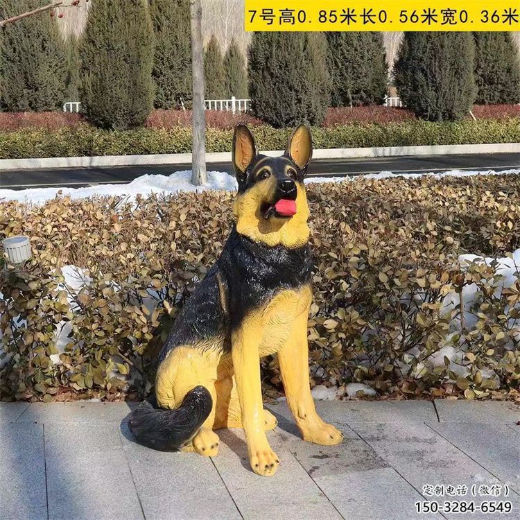 飯店哈巴狗雕塑，鍍金歐式雕塑，鍍金工藝