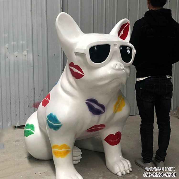 廣場哈巴狗雕塑,卡通水景雕塑,抽象效果 廣場哈巴狗雕塑,卡通水景雕塑,抽象效果