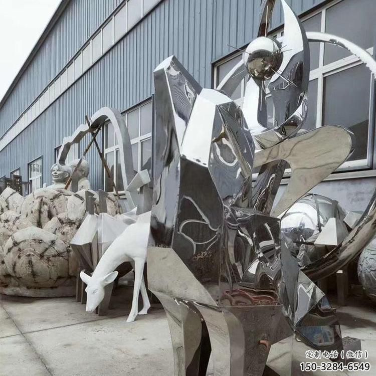 景區哈巴狗雕塑,鍍金歐式雕塑,鐵藝材質 景區哈巴狗雕塑,鍍金歐式雕塑,鐵藝材質