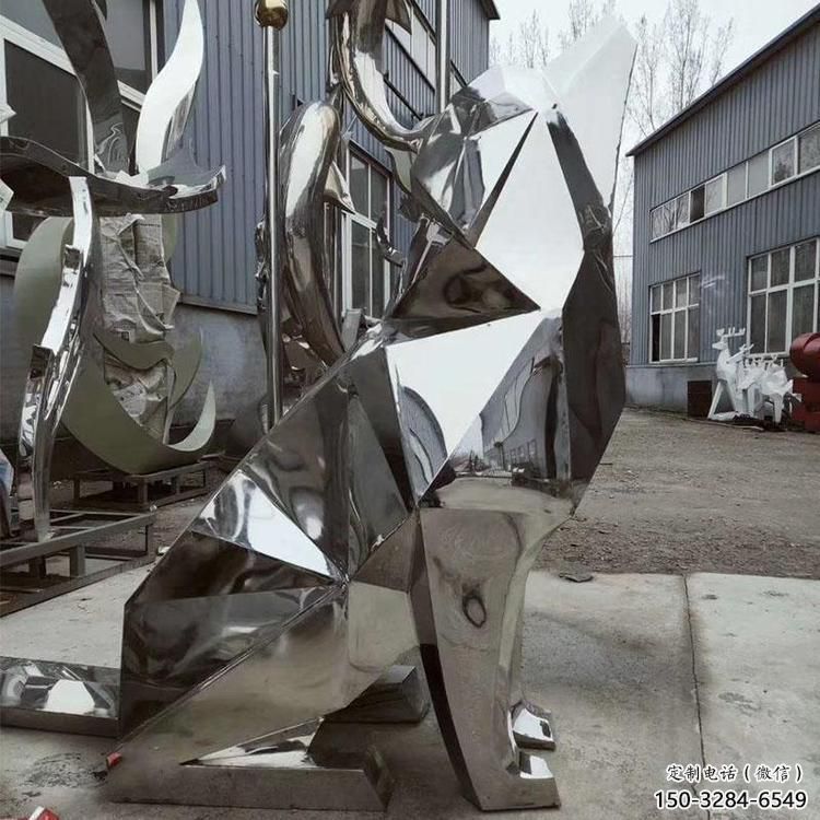 庭院哈巴狗雕塑,鍍金歐式雕塑,網格形式 庭院哈巴狗雕塑,鍍金歐式雕塑,網格形式