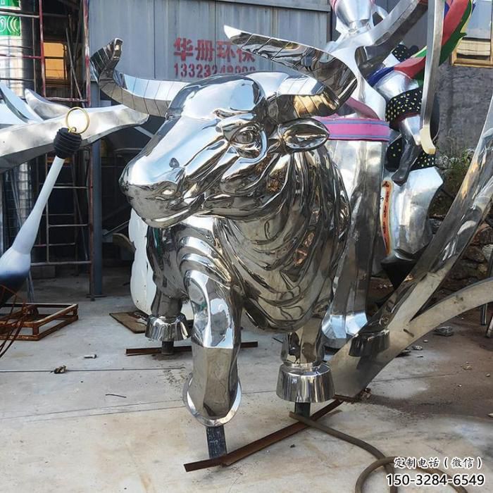 校園犀牛雕塑,拉絲海洋雕塑,卡通主題 校園犀牛雕塑,拉絲海洋雕塑,卡通主題