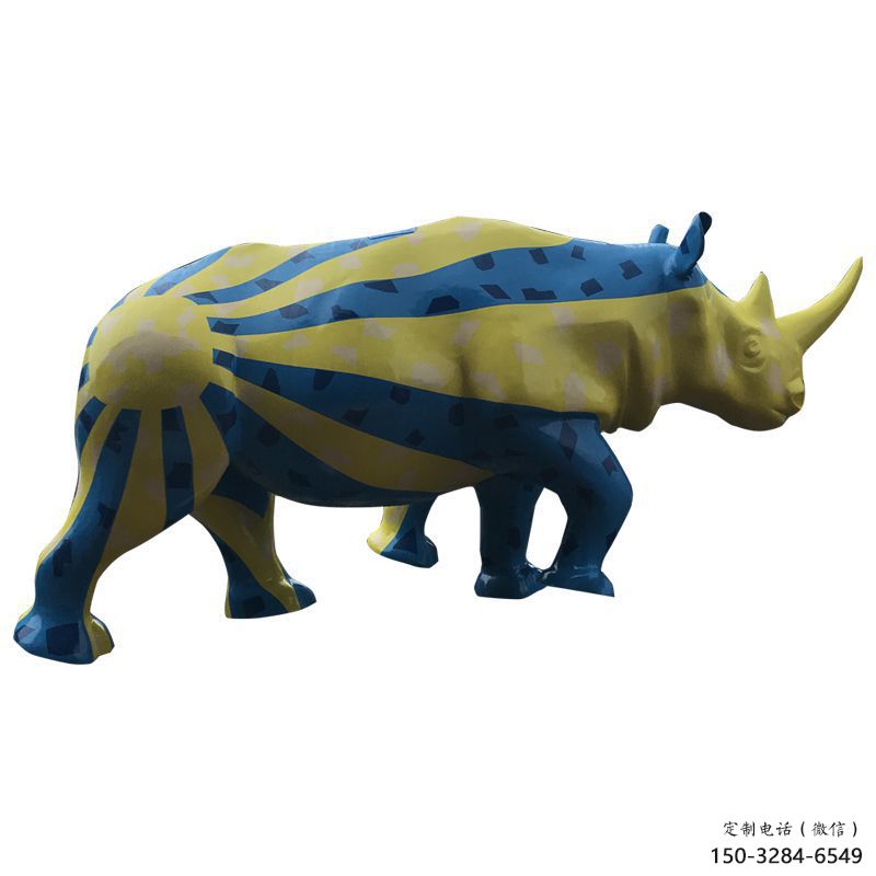 室內犀牛雕塑,拉絲海洋雕塑,抽象效果 室內犀牛雕塑,拉絲海洋雕塑,抽象效果