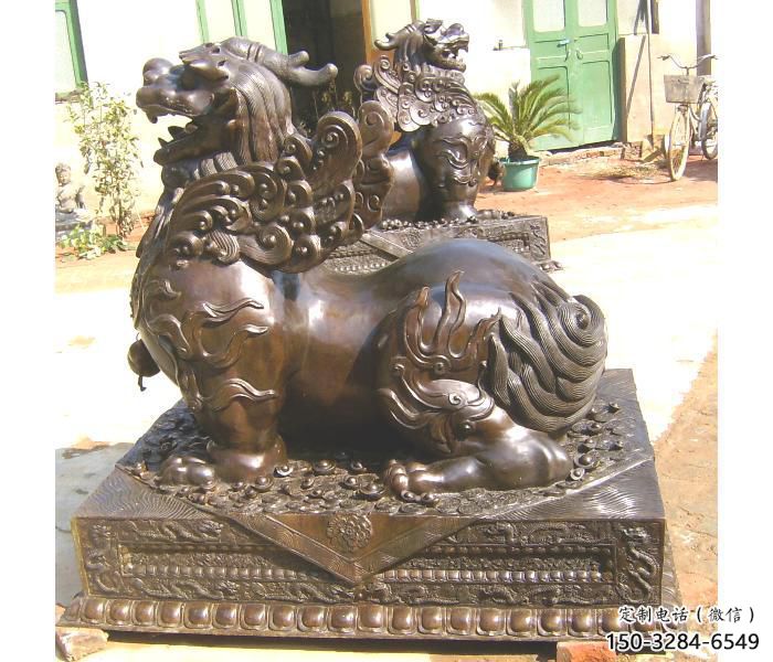 房地產貔貅雕塑,仿古動漫雕塑,噴砂制造 房地產貔貅雕塑,仿古動漫雕塑,噴砂制造