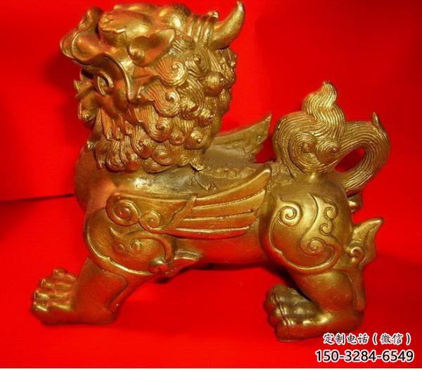 公園貔貅雕塑,噴砂發光雕塑,鑄銅工藝 公園貔貅雕塑,噴砂發光雕塑,鑄銅工藝