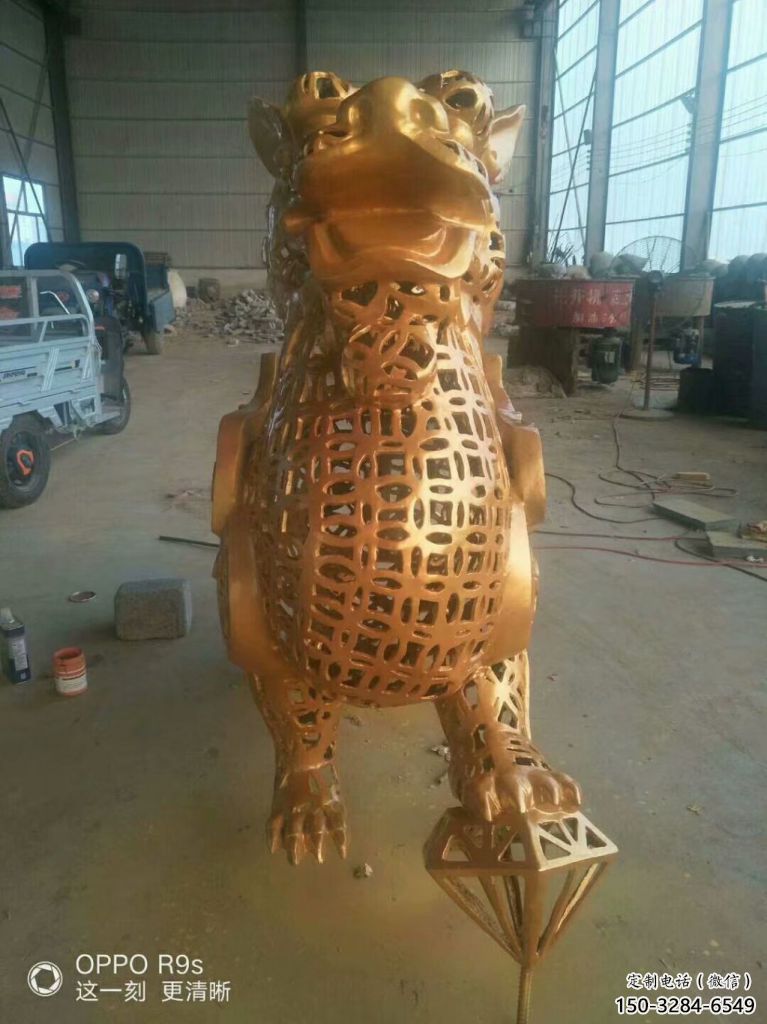 小區貔貅雕塑,拉絲海洋雕塑,抽象效果 小區貔貅雕塑,拉絲海洋雕塑,抽象效果