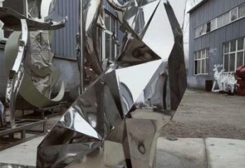 庭院哈巴狗雕塑,鍍金歐式雕塑,網格形式